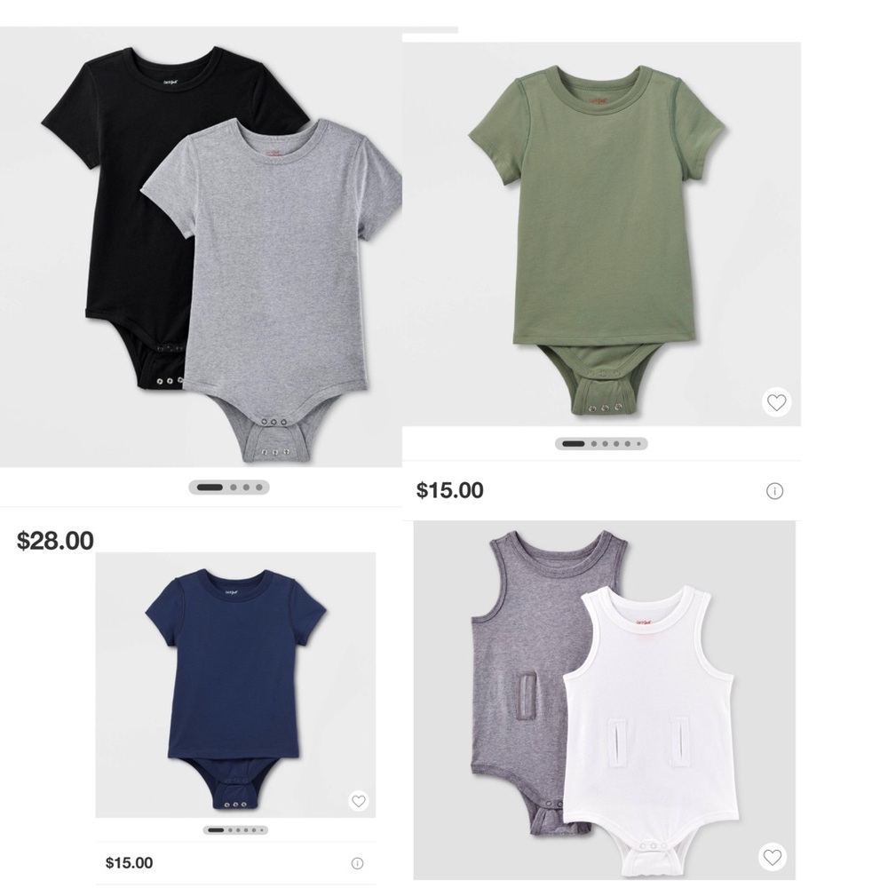 Adaptive kids bodysuits special needs 6 7 S onesies